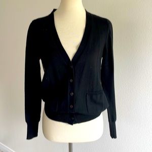 Ballofcotton merino wool black long sleeves sweater. Size S. New